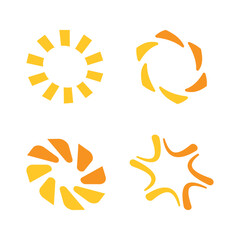 Circle logo template. Circular icon design
