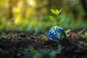 Earth day concept illustration 