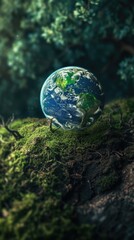 Earth day concept illustration 