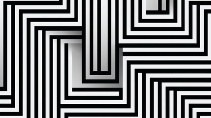 Minimalistisches und elegantes nahtloses linienmuster für modernes design