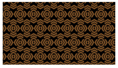 Brown Geometric Tribal Pattern: Abstract Seamless Vector Background with Repeating Shapes for Textile and Graphic Design