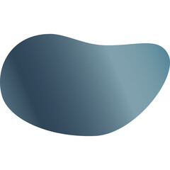 Gradient Blue White abstract shape