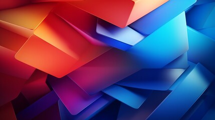 Dynamic multicolored tech background: vibrant 3d geometric structure in clean, modern design - perfect for digital projects! | adobe stock