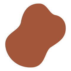 abstract shape brown