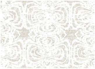 Boro Fabric Patch Kantha Vector Texture. Darning Embroidery Needlework Seamless Background. beige Dye. Sashiko Running Stitch Pattern Textile Print. Japan Fashion Masculine Quilting 