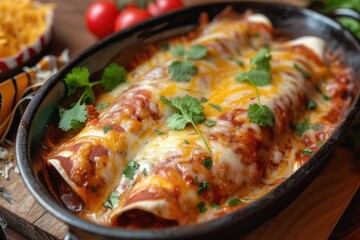 Enchiladas. Mexical food 