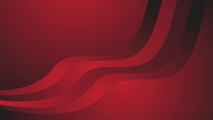 Red gradient background wallpaper vector image for backdrop or presentation