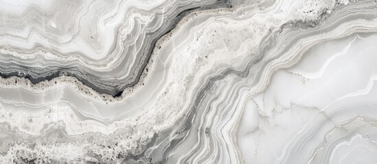 Natural texture background with gray and white marble pattern.