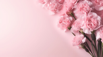Obraz premium women's day background, floral border background