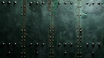 Türaufkleber Alte Türen old metal door