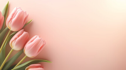 Women's day background with copy space