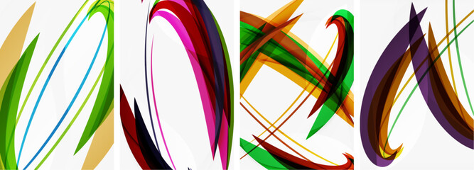 Fototapeta premium Abstract colorful wave posters for wallpaper, business card, cover, poster, banner, brochure, header, website