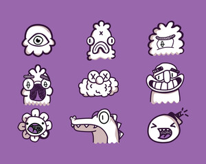 doodles animal cartoon