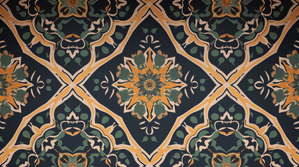 Beautiful structure of a repeating pattern in Arabic style