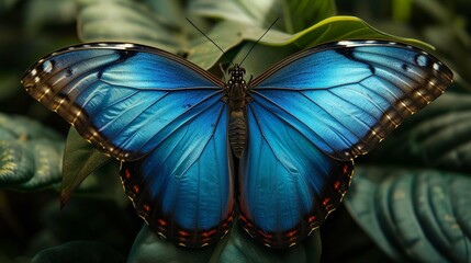Butterfly Morpho Polyphemus