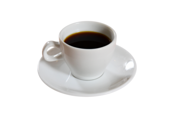 【PNG透過】白いカップに入った珈琲