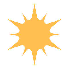 Sun Shape Symbol ornament