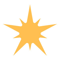 Abstract Star Shape Symbol ornament