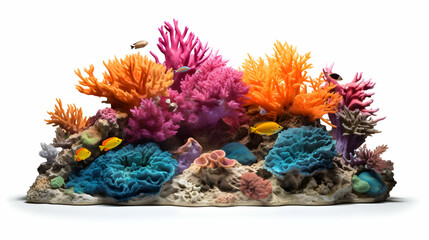 A stunning coral reef with diverse marine life