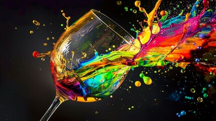 Wine & Art Collide