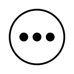 Vector solid black icon for etc