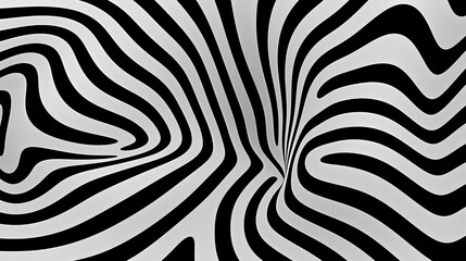 Fototapeta premium Optical illusion, optical art abstract background