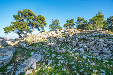 Scenic views from Pedasa (Pedasus, Pedasos), was a town of ancient Caria. It was a polis (city-state)and  was a member of the Delian League, near Bodrum.