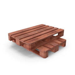 Red Wooden Pallets PNG