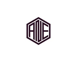 ANE logo design vector template