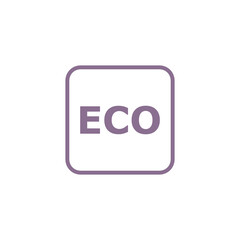 Ecology icon isolated on transparent background