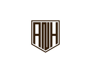 ANH logo design vector template