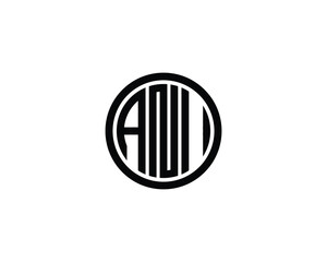 ANI logo design vector template