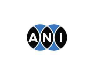 ANI logo design vector template