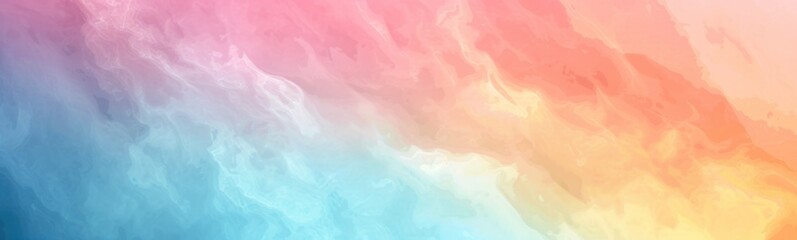 Pastel gradient background. Banner
