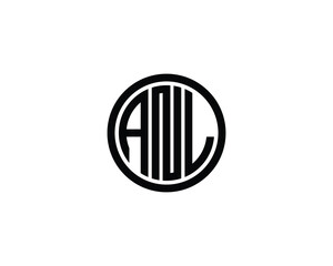 ANL Logo design vector template