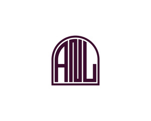 ANL Logo design vector template