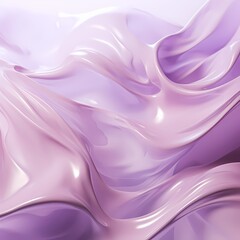 Soft lavender liquid flowing over a solid, dreamlike background