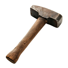 Hammer, isolated object, transparent background.