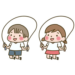こども_縄跳び