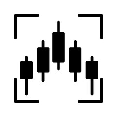 Vector solid black icon for Highest