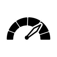 Vector solid black icon for Maximum