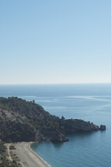 Watchtower of La Caleta or El Cañuelo, Nerja, Spain