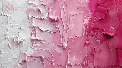 Wallpaper abstract paint background, pink and white accent. 