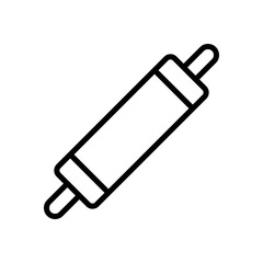 rolling pin icon symbol vector template collection