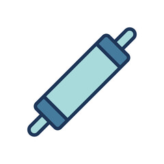 rolling pin icon symbol vector template collection