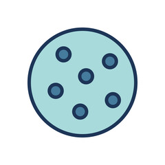 cookies icon symbol vector template collection