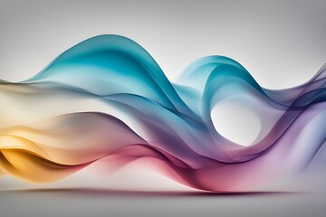 colorful abstract waves background 