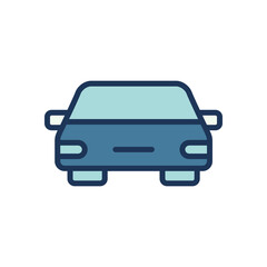 car icon symbol vector template collection