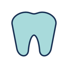 tooth icon symbol vector template collection