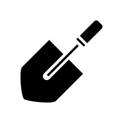 shovel icon symbol vector template collection